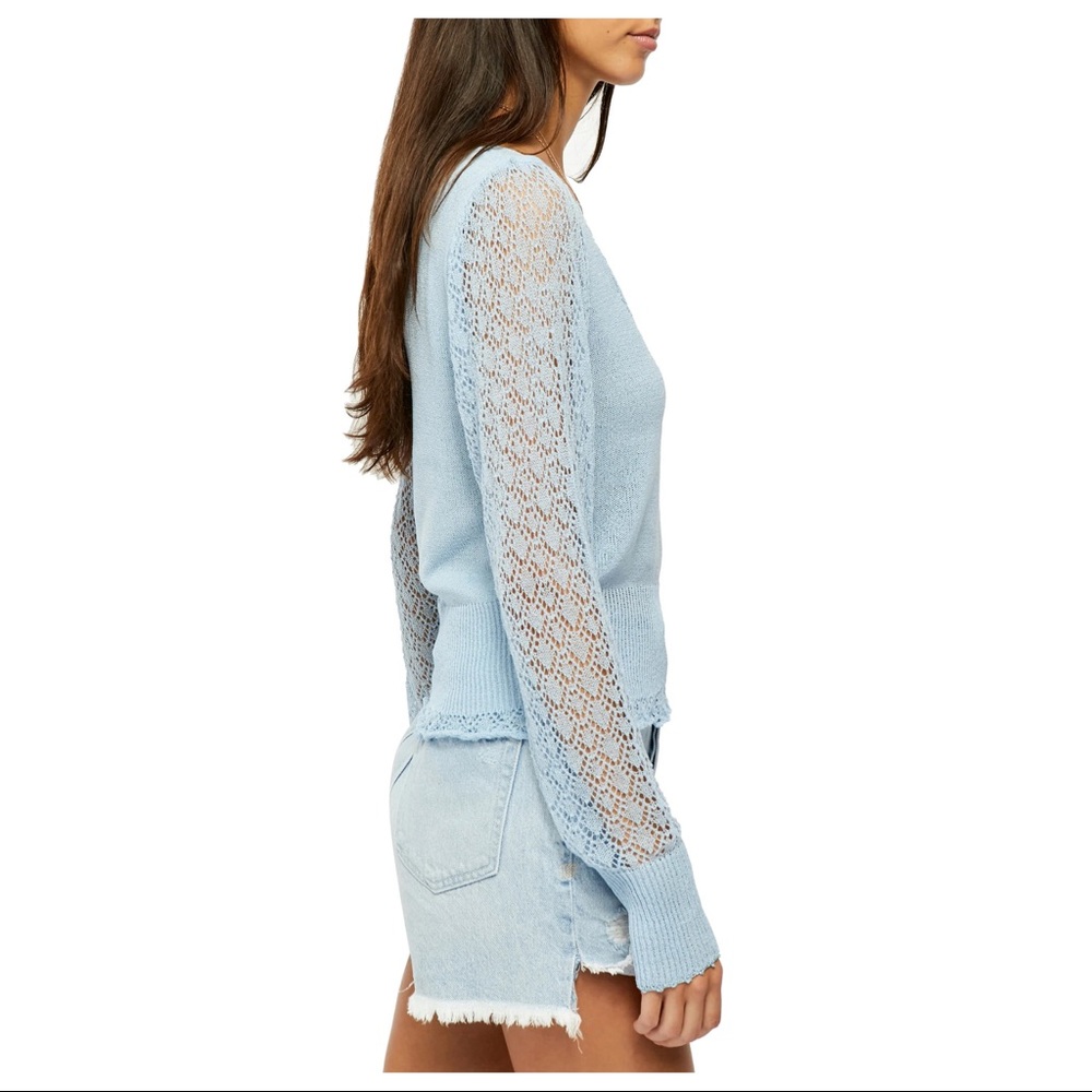 FREE PEOPLE BOHO PULLOVER LUXE KNIT SWEATER A3C - Picture 7 of 16